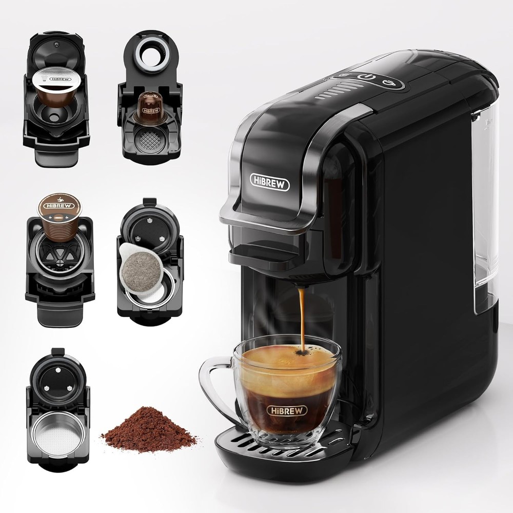 5 in 1 Coffee Maker Capsule Espresso Machine Multi Pod
