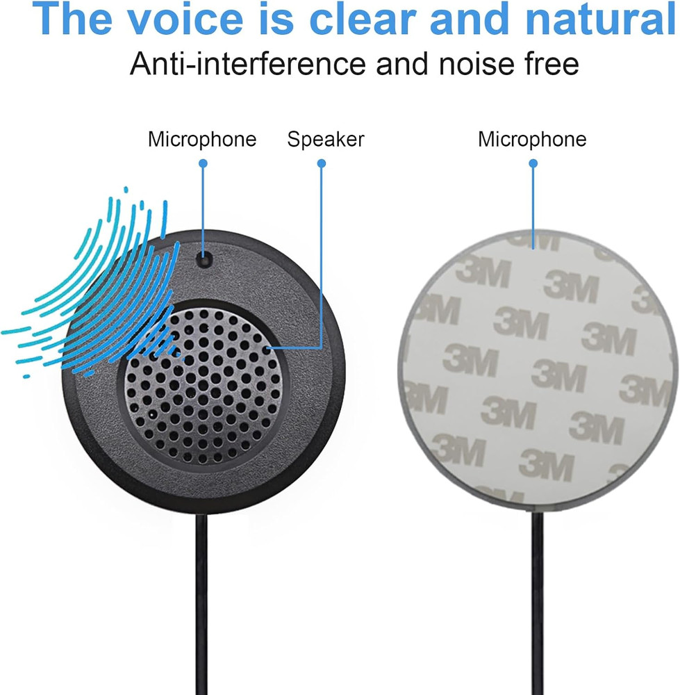 Window Speaker Intercom System,Dual Way Anti-Interference Intercommunication Mic