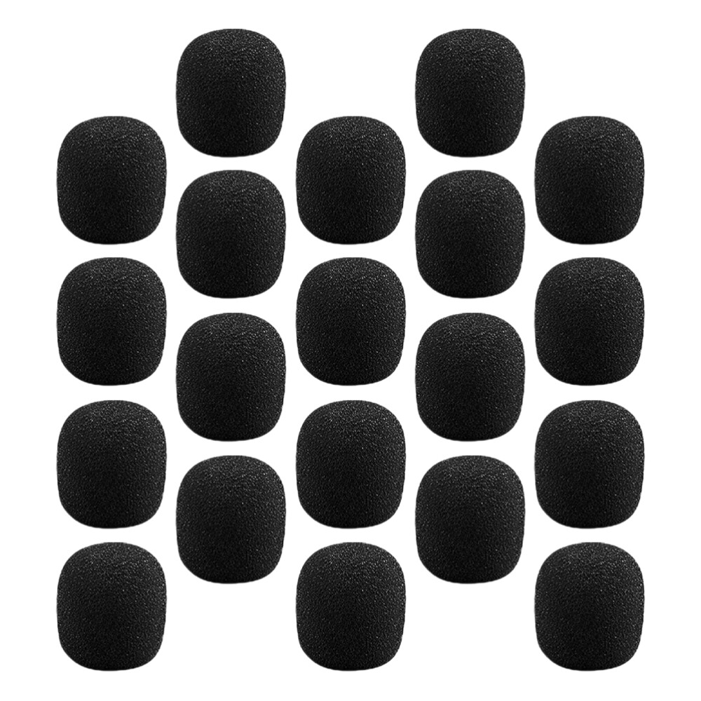 20Pcs Lapel Microphone Windscreen Headset Windscreen Microphone Windscreen