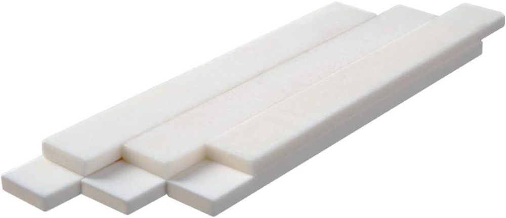 Pack of 6 Bone Guitar String Bridge Saddle Blank for Acoustic Classical Guitar