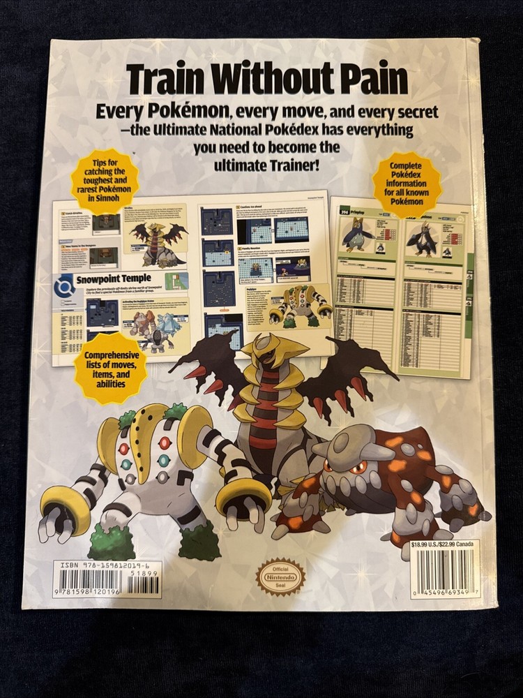 Pokemon Diamond & Pearl strategy guide With Poster Attached