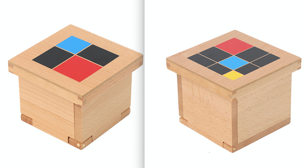 Montessori Trinomial & Binomial Cube Set for Sensorial Development