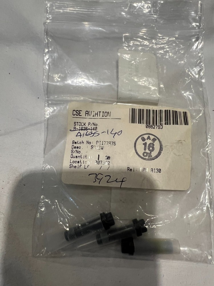 New bolt  P/N  A1635-140  3 total