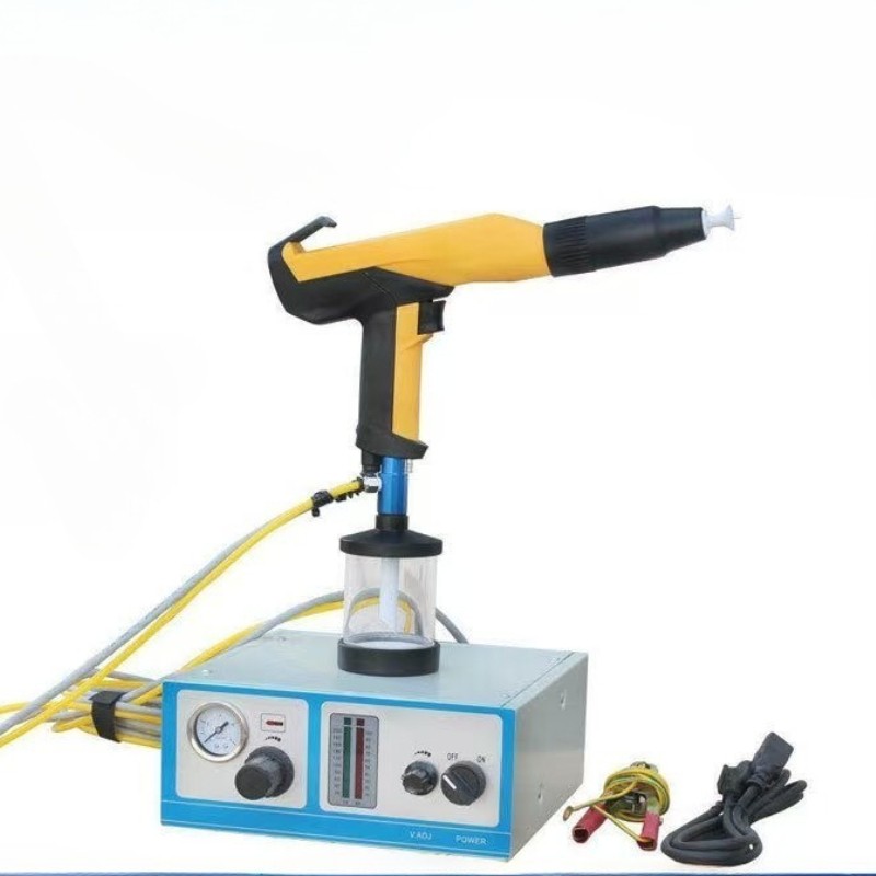 Portable Paint Color Test Durable Electrostatic Powder Coating Machine with Cup