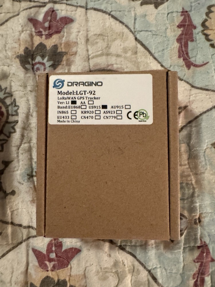 Dragon Lgt-92 LoRaWan GPS Tracker. Long/ Range Low Pwr Open Source Programable