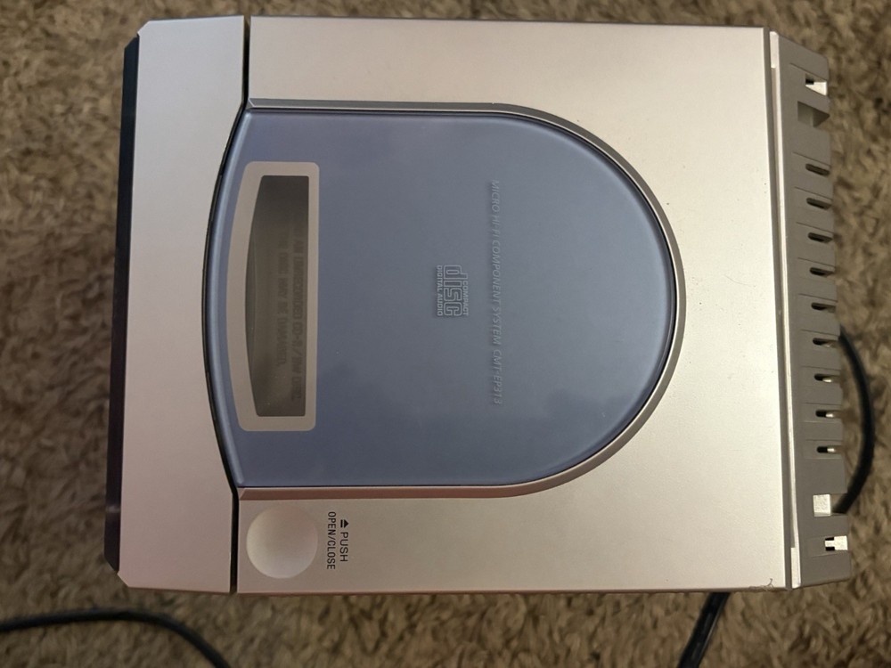 Sony Compact Disc Deck Receiver HCD-EP313 w Speakers + Extras *Read Decription*
