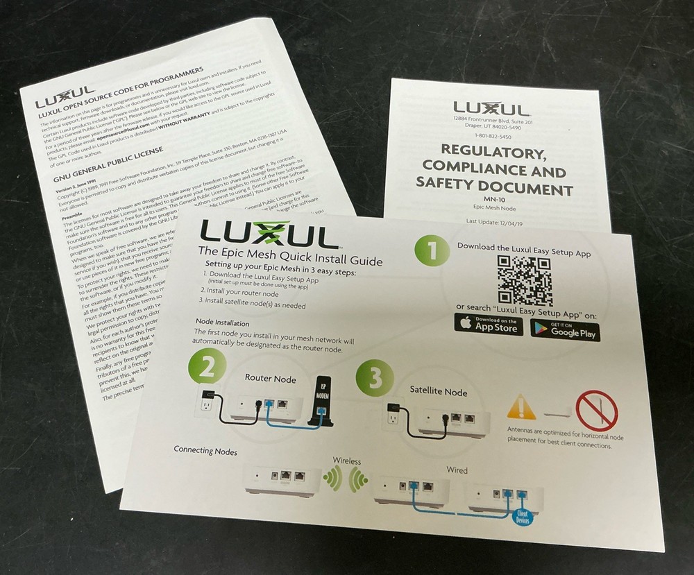 Luxul Epic Mesh Kit MK-10