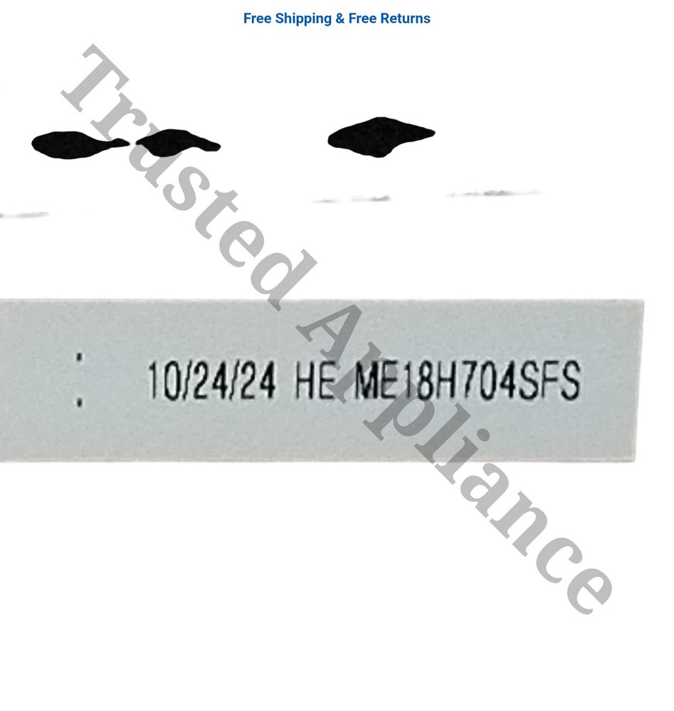 Samsung Microwave Control Panel Console DE94-03162C black