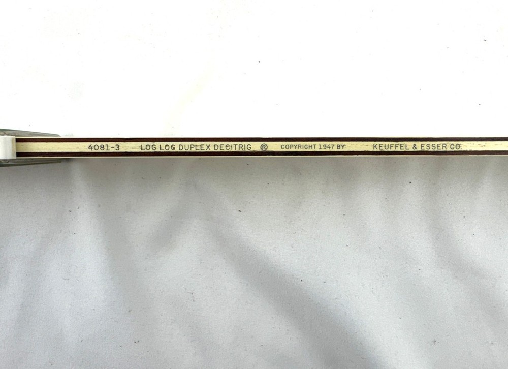 Vintage 60's K&E Log Log Decitrig Slide Rule