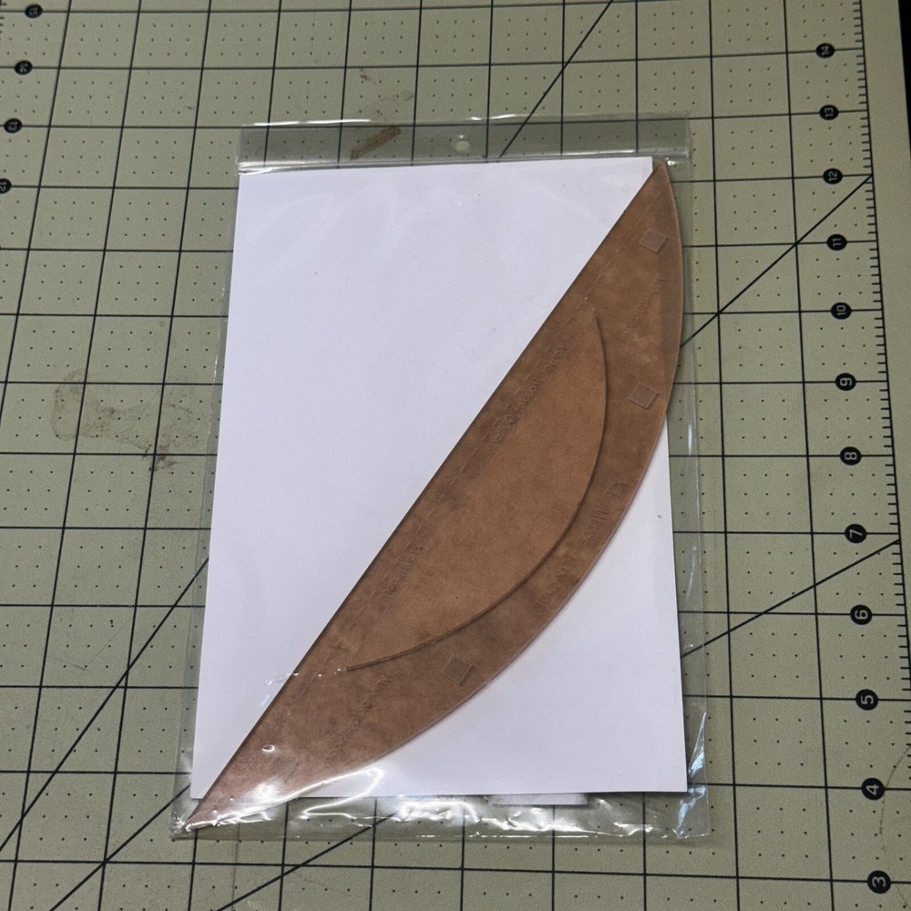 KT Wedge Template Quilt Pattern 2 1/4"x10 1/2" Instruction