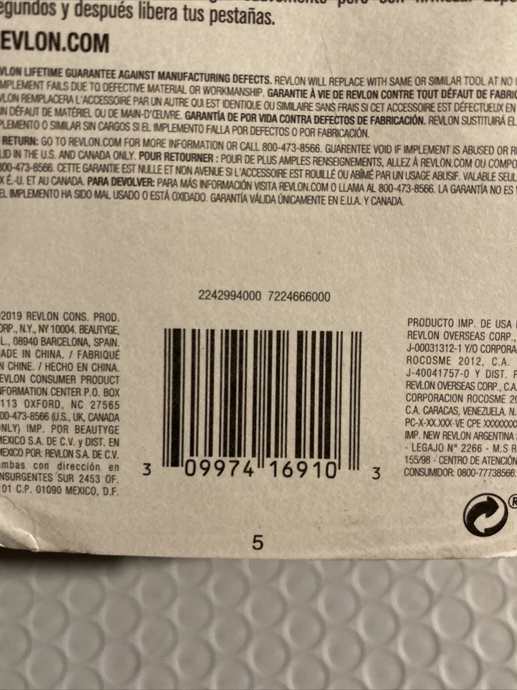 2-Pack Revlon 16910 Eyelash Curler