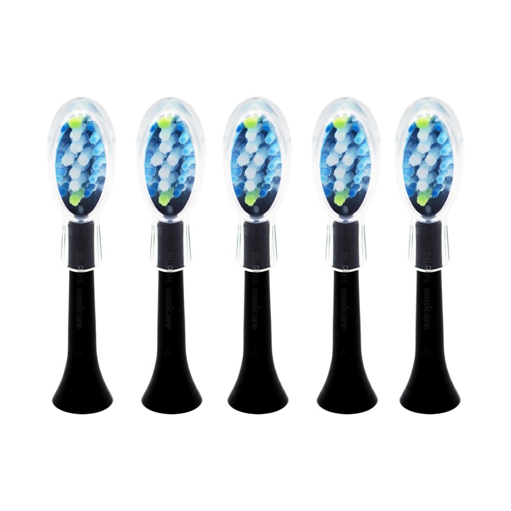 5-Pack Philips DiamondClean AdaptiveClean Replacement Black Brush Head | w/o Box