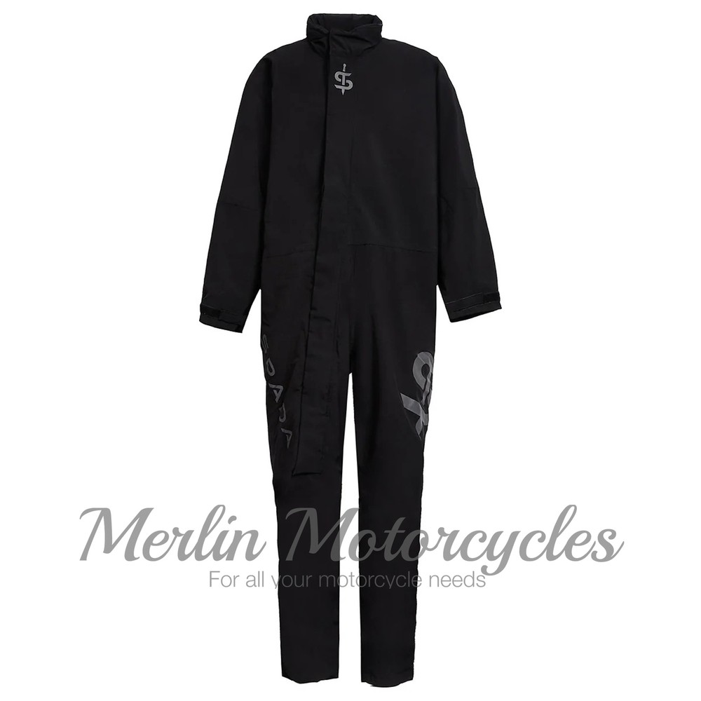 SPADA ACQUA SHIELD LIGHTWEIGHT WATERPROOF OVERSUIT - BLACK - NEXT DAY