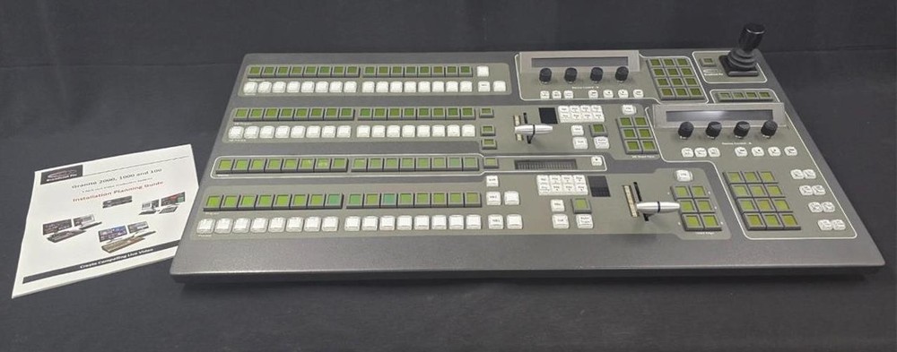 Broadcast Pix Granite 2 M/E Broadcast Switcher 2000 Panel and Playback Server