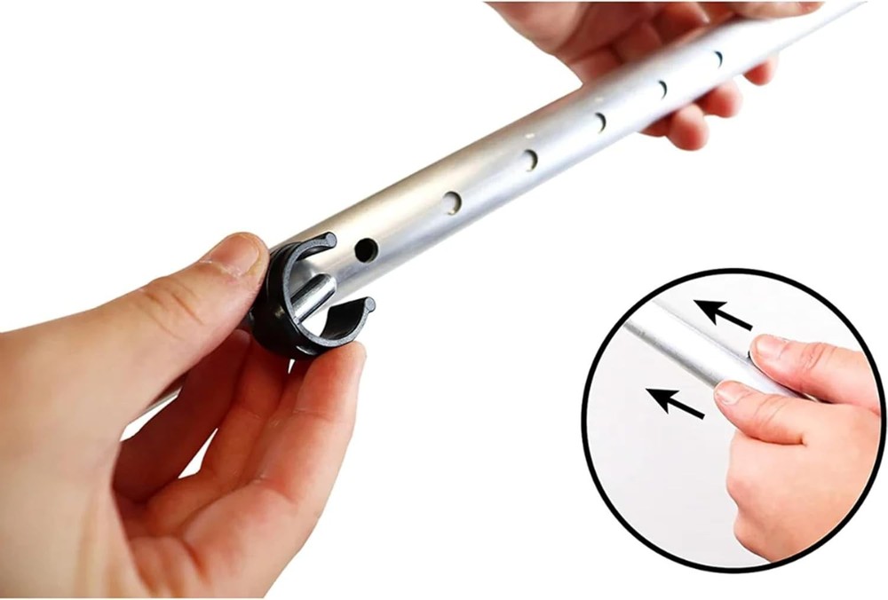 Lightweight Adjustable Forearm Crutches x2