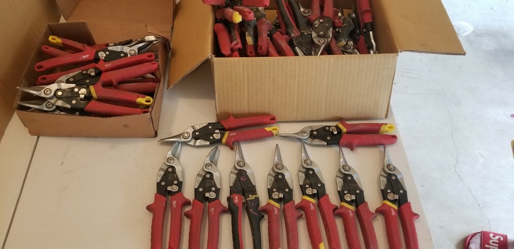 Milwaukee Snips Shears Left OR Straight Cutting Aviation