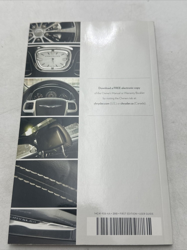 2014 Chrysler 200 user guide