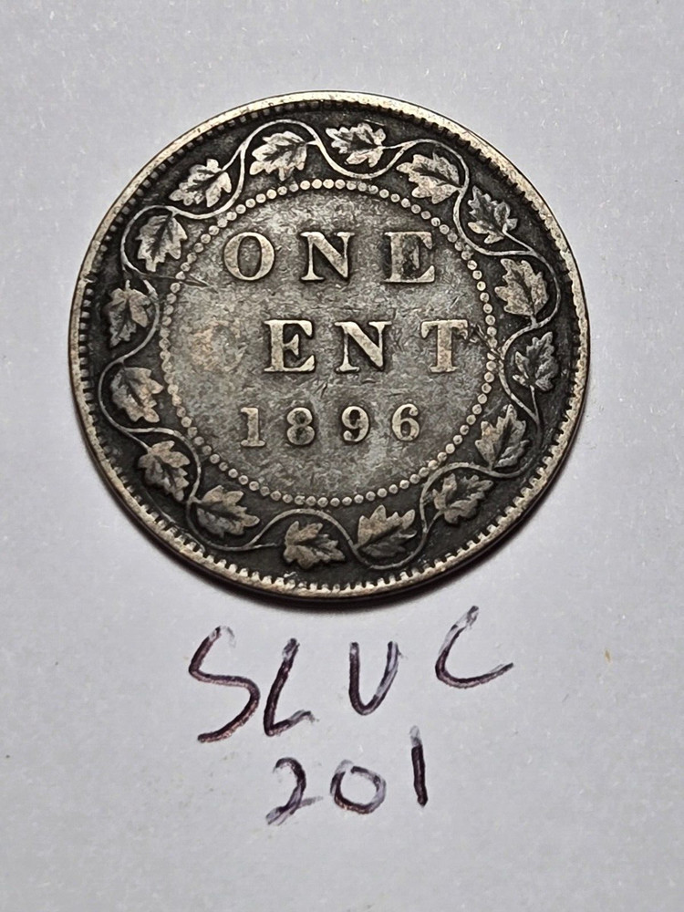 1896 Canada Large Cent Queen Victoria       Item#slcv201