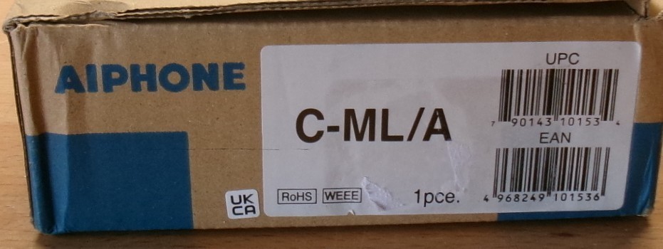 Aiphone C-ML/A Master Station for C-123L/A, Includes DAK-2S