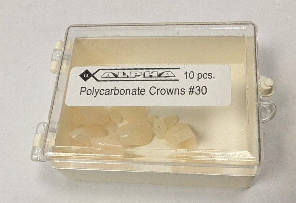 Polycarbonate Crowns 10 pcs/Pk #30