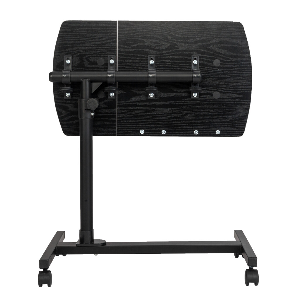 Laptop Table 4-Wheel Multifunctional Flat Surface Lifting Style Computer Desk US