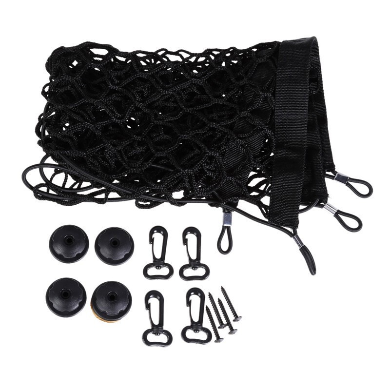 Car Boot Cargo Nets Standing Net Storage Organiser Rear Seat Cargo Bag Elastic