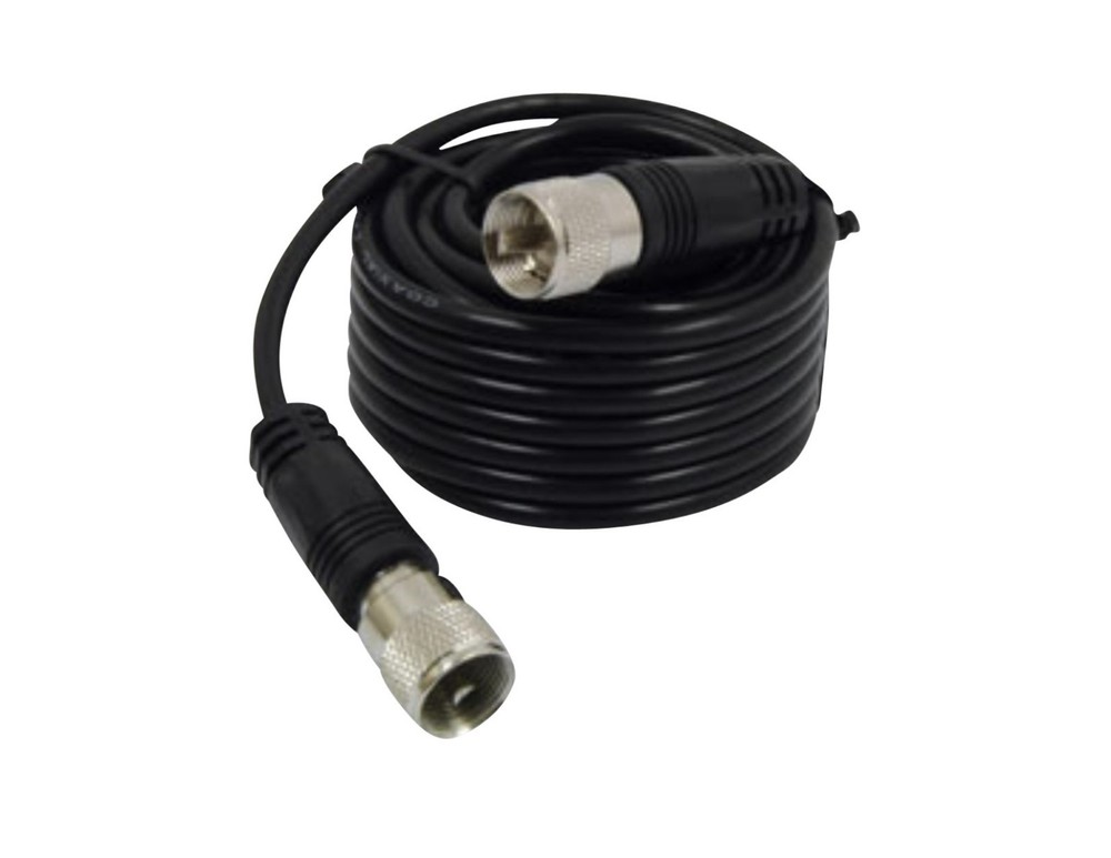NEW FIRESTIK KW3 B 3FT WHITE CB ANTENNA, 9FT COAX, BRACKET & STUD
