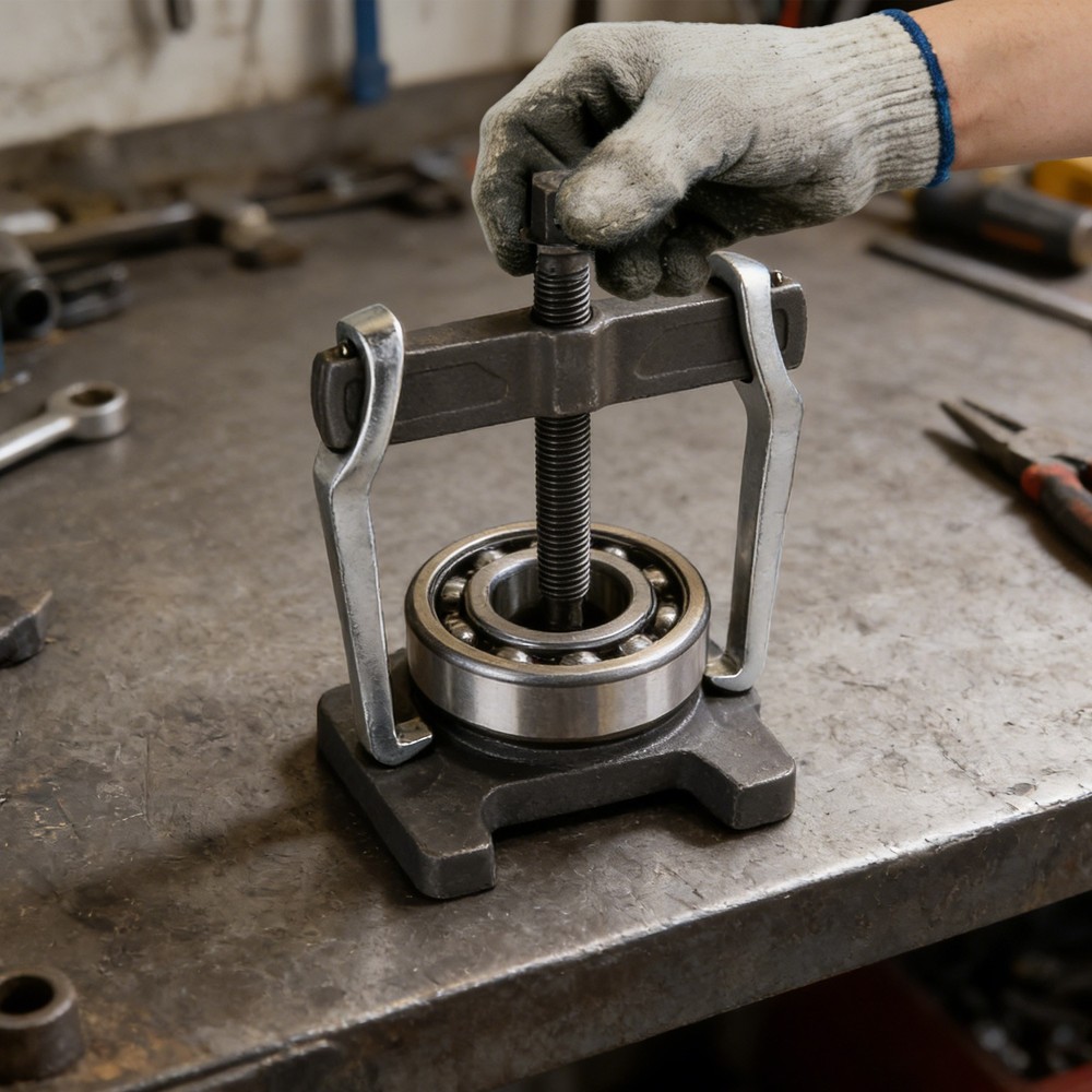 2 Claws Bearing Puller, Manual Mechanical Puller For Bearings, Gears, Pulleys