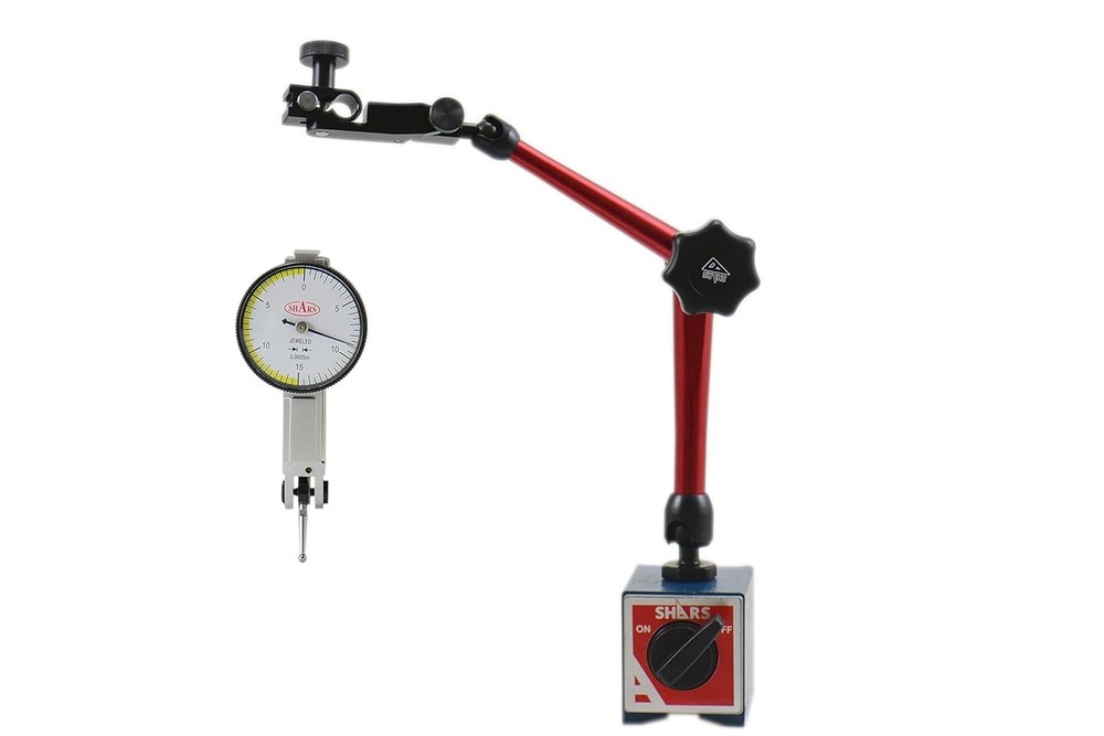 176 Lbs Universal Magnetic Base Indicator Holder with Speed Set Fine Adjustme...