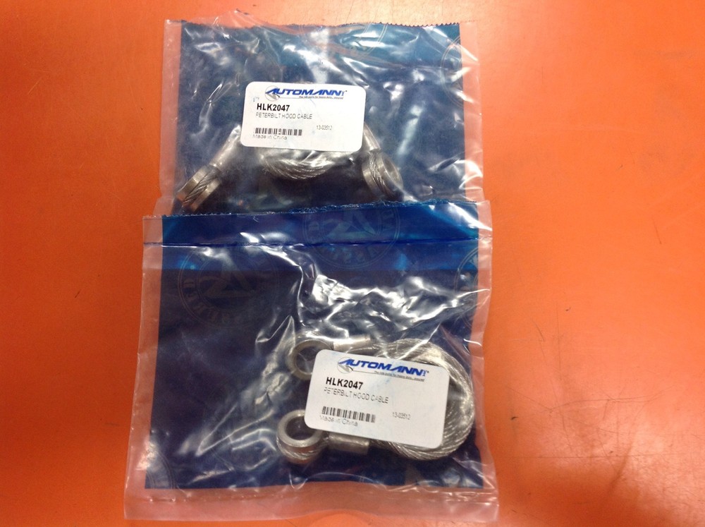 379 PETERBILT HOOD RESTRAINT CABLES: PAIR