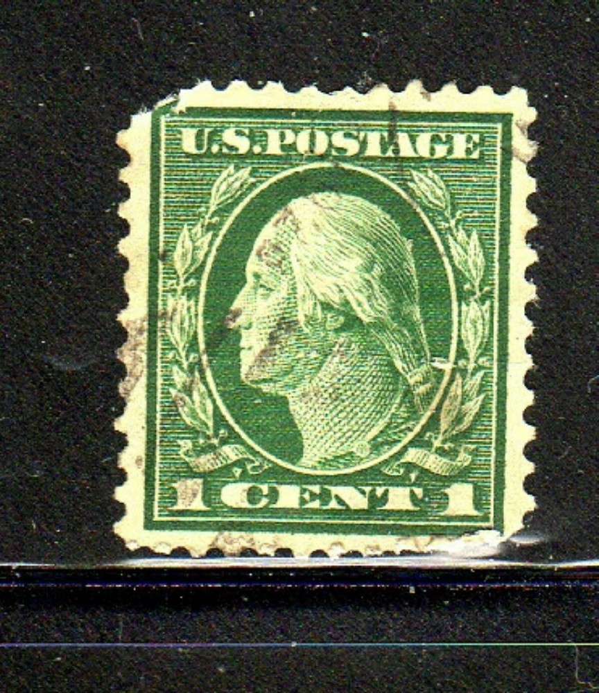 #405 1 CENTS WASHINGTON F-VF USED e