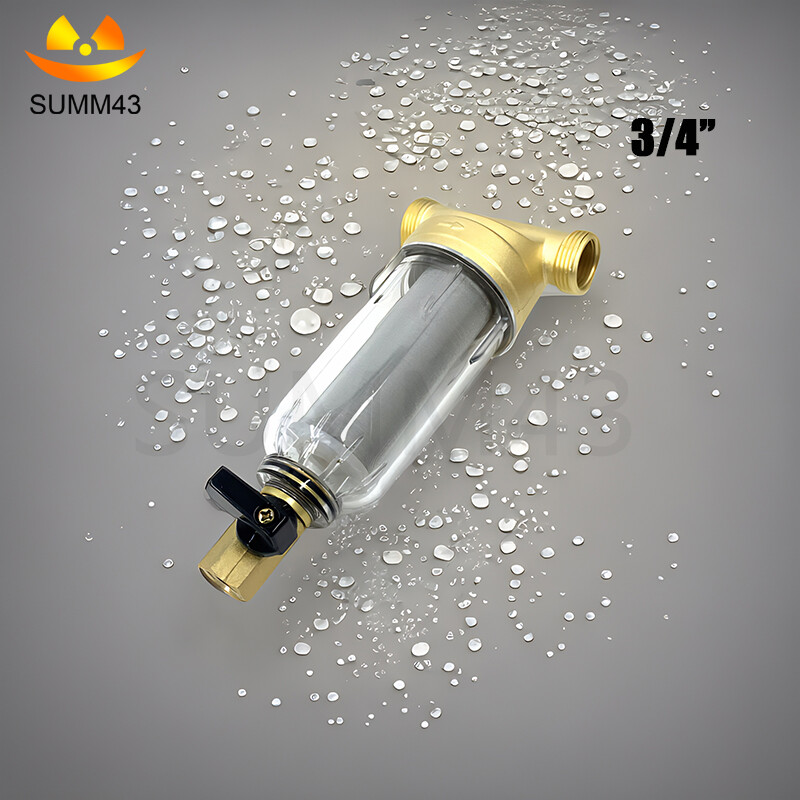 Water Pre Filter System Tap Well Sediment Whole House Spin Down Filter
