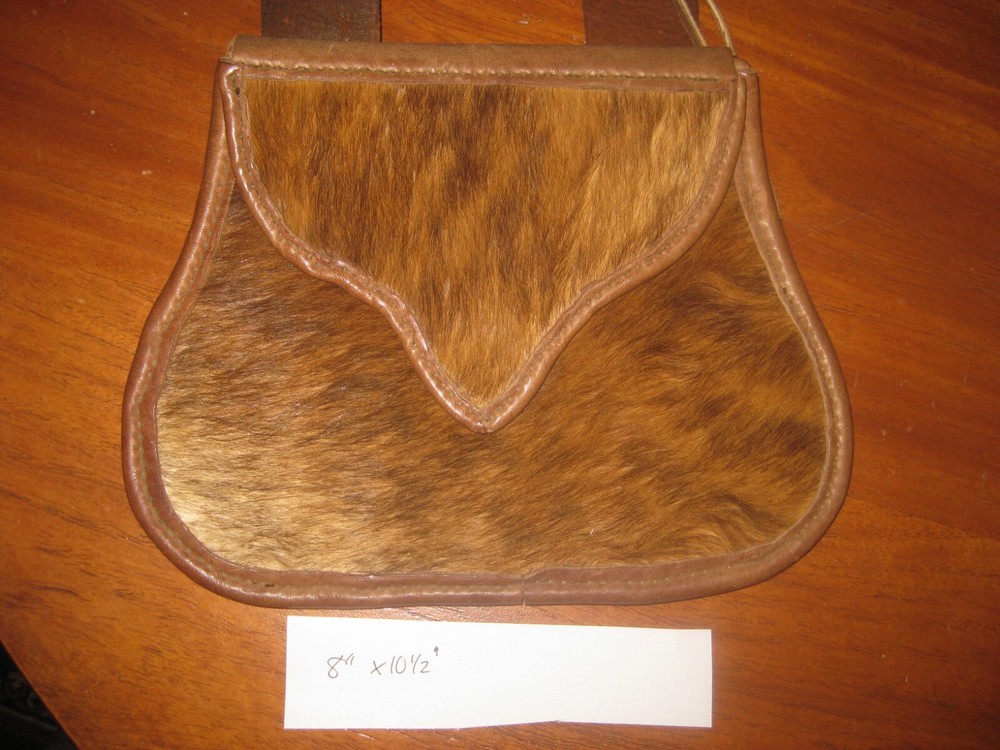 Leather Shooting Possibles Bag, Black Powder Muzzleloader Flintlock/Percussion 5