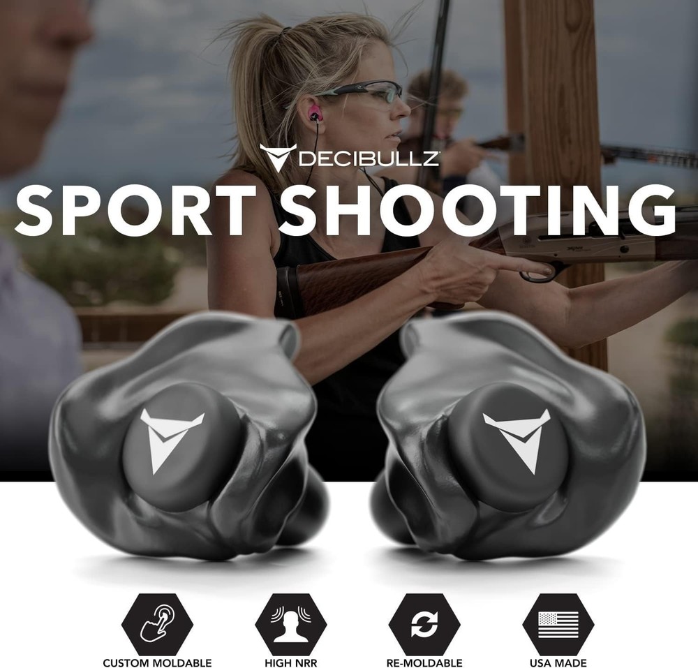 Custom Molded Earplugs with 31dB NRR - Comfortable, Reusable Hearing Protection
