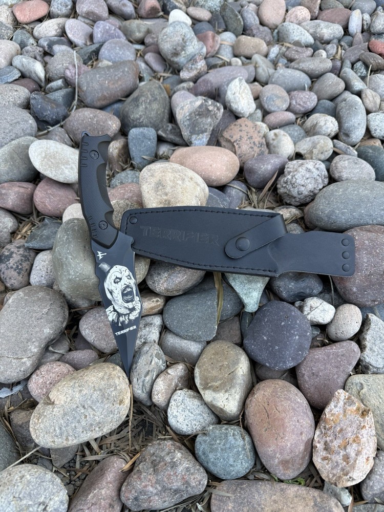 Custom Laser Engraved Terrifier Blade And Sheath