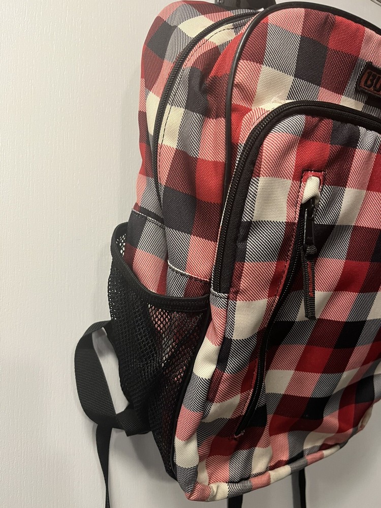 Burton Backpack Red/White/Black Checkered Lightweight