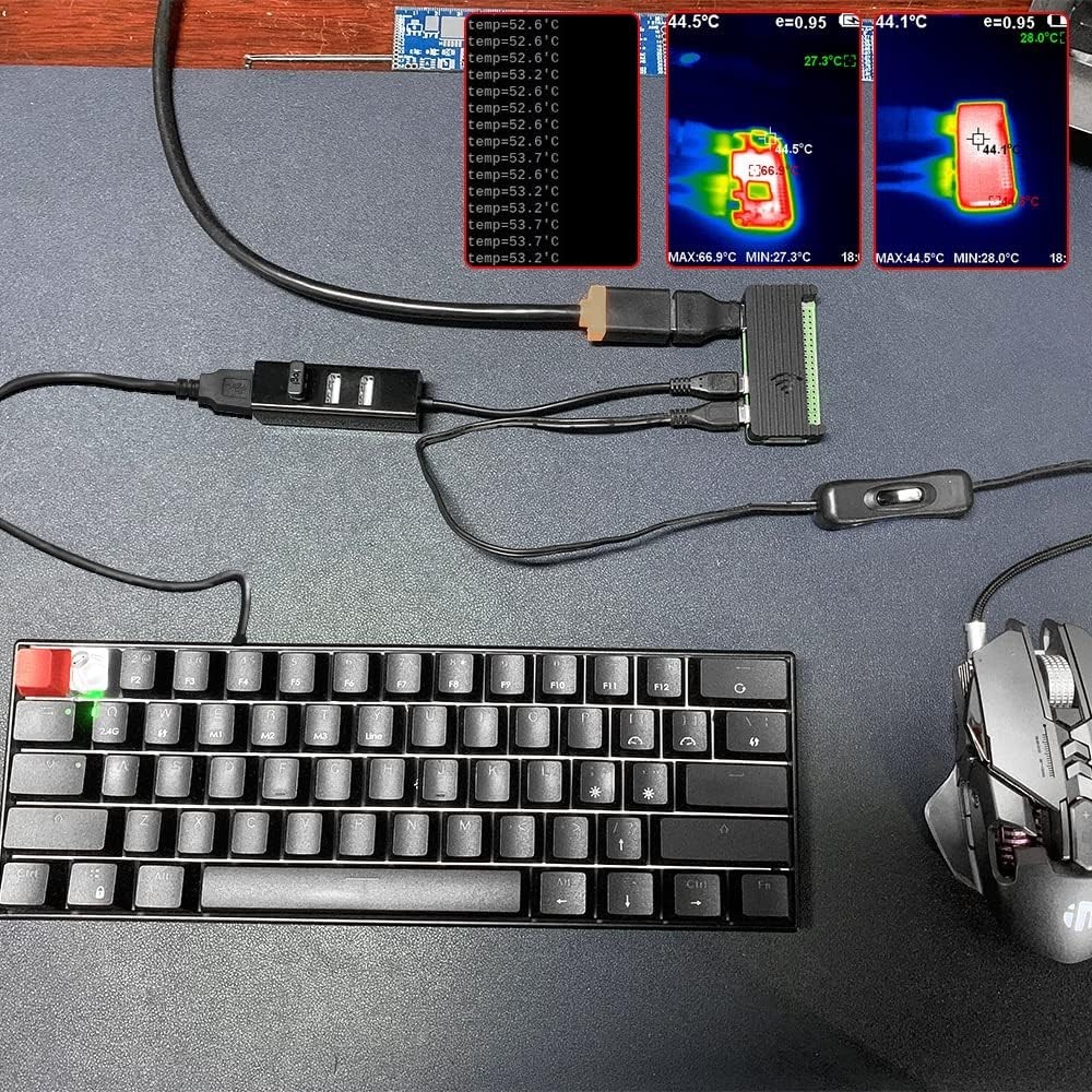 Complete Aluminum Cooling Case for Raspberry Pi Zero 2 W - Includes OTG & Switch