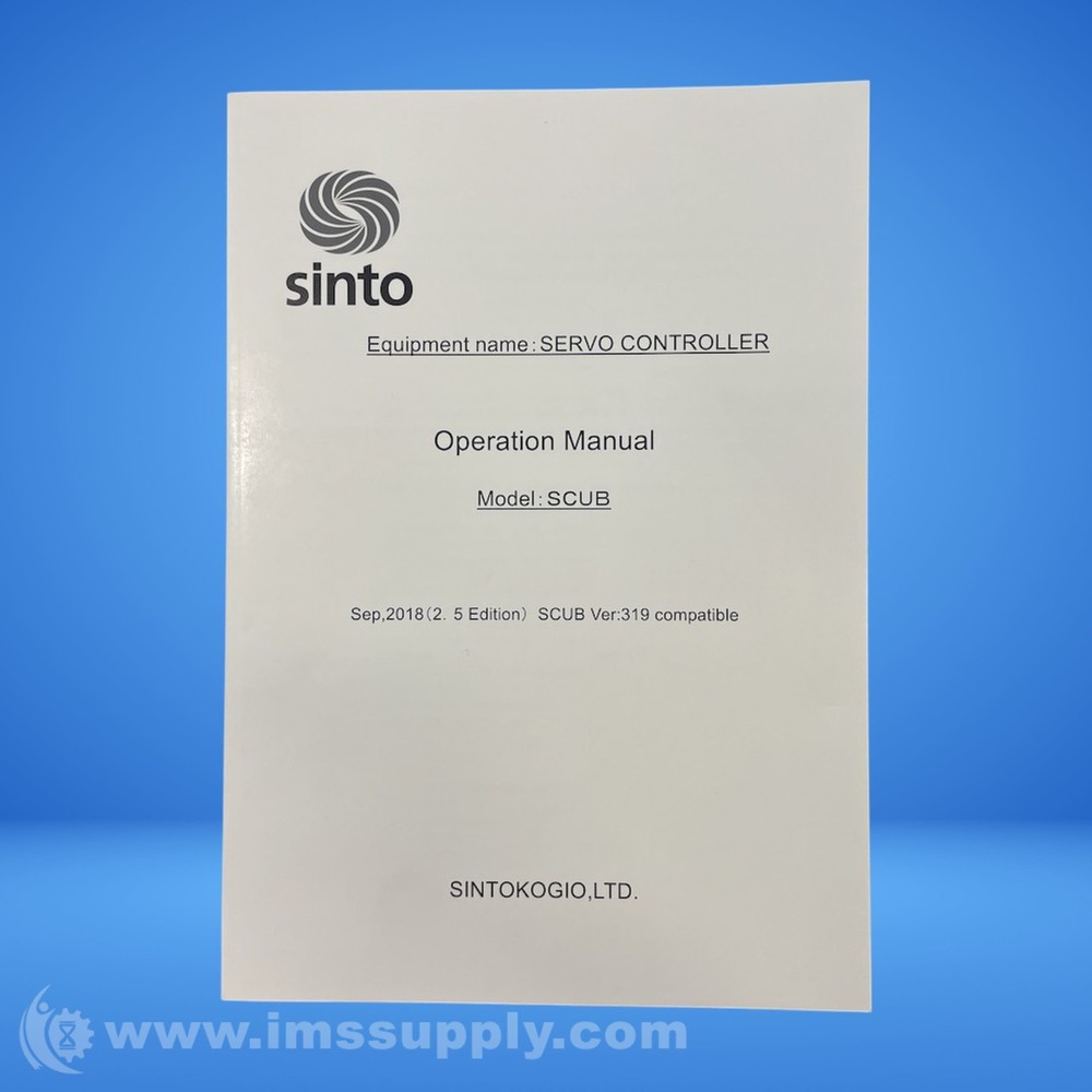 Sinto America, Inc. SCUB Servo Controller 8091