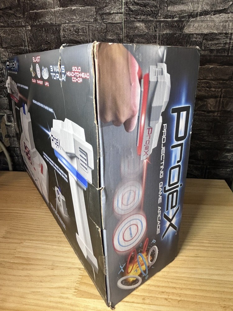 ProjeX Projecting Game Arcade Interactive Laser Animated Target - open box