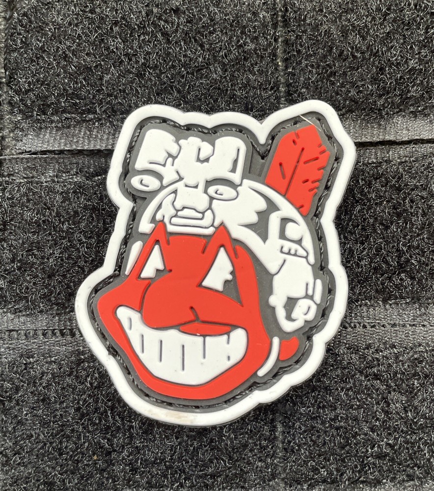 Indian Operator Night Vision NVG PVC Hook Loop Tactical Morale Patch Cleveland