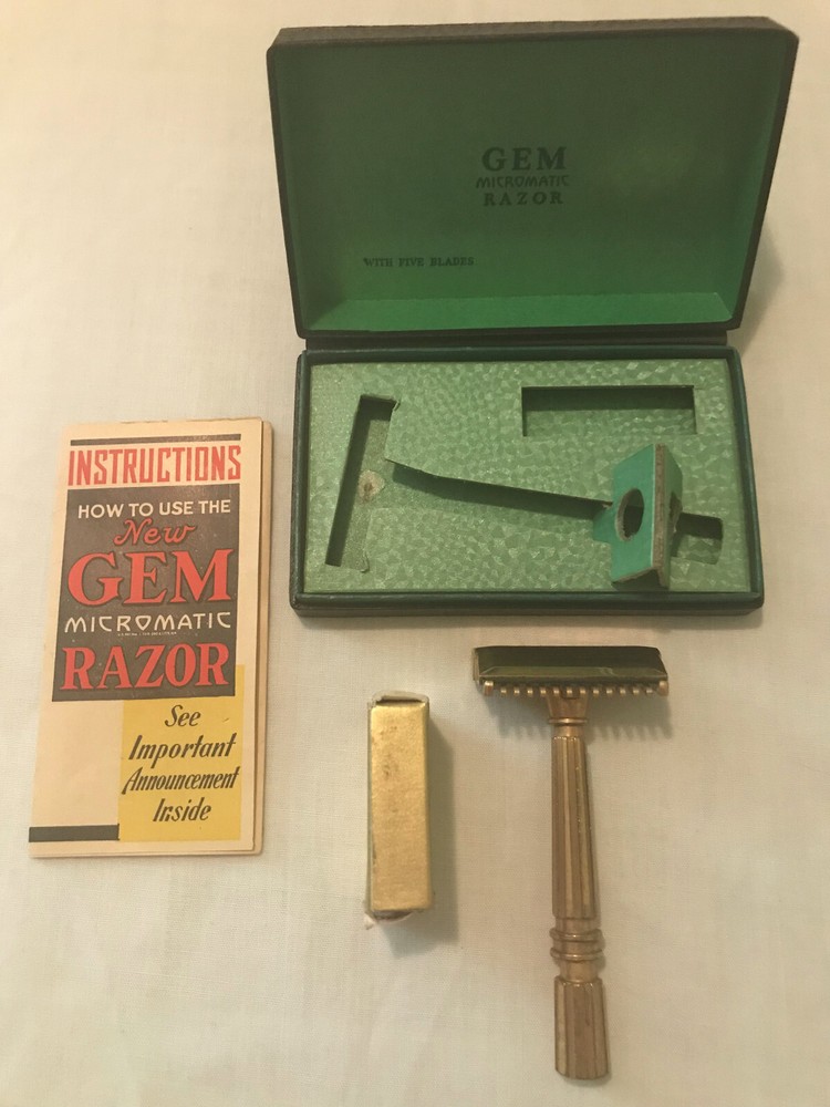 Vintage Gem Micromatic Razor in Original Box #2