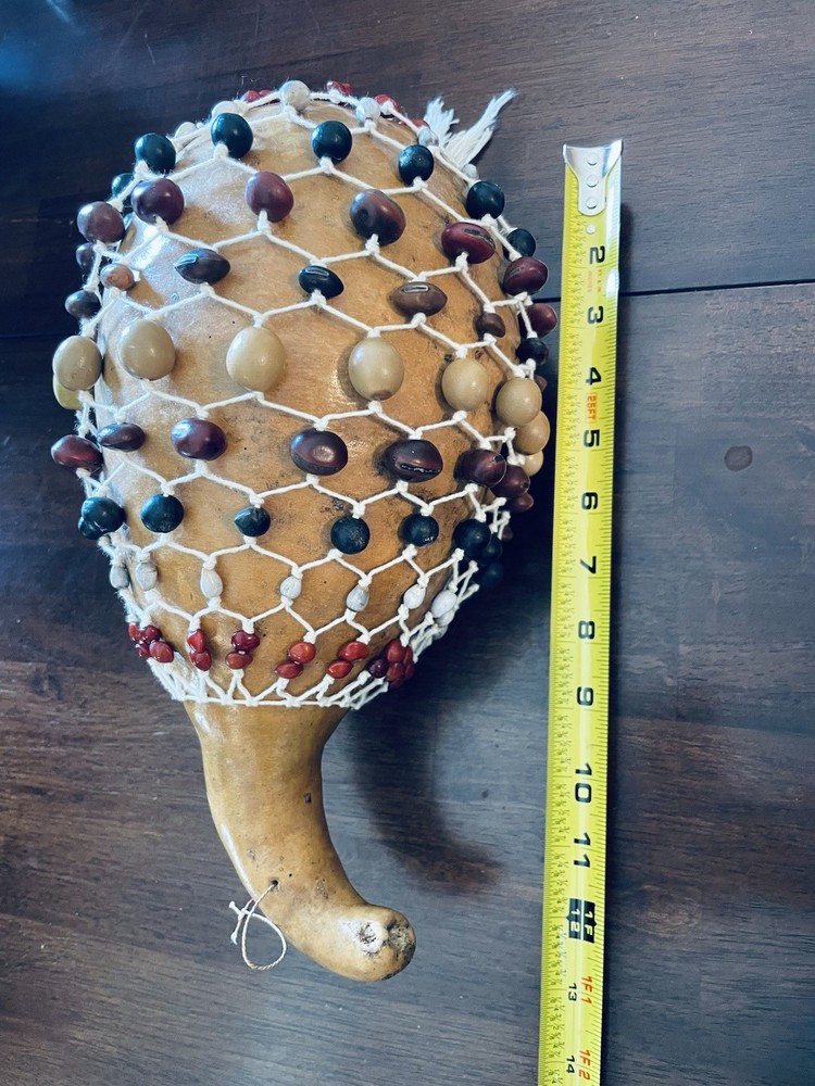 VTG Handmade Musical Gourd Shakere