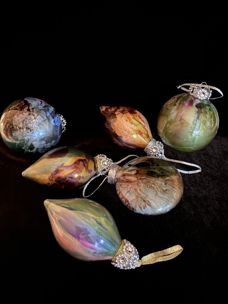 Christmas Hand Painted Baubles