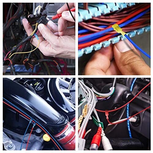 T-Tap Wire Connectors, Self-Stripping Quick Splice Electrical Wire Terminals