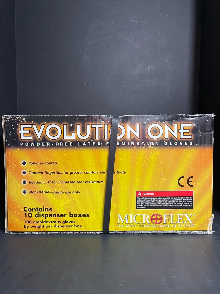 Ansell Latex Gloves Extra Large Microflex 10 Boxes with 100 Gloves Each