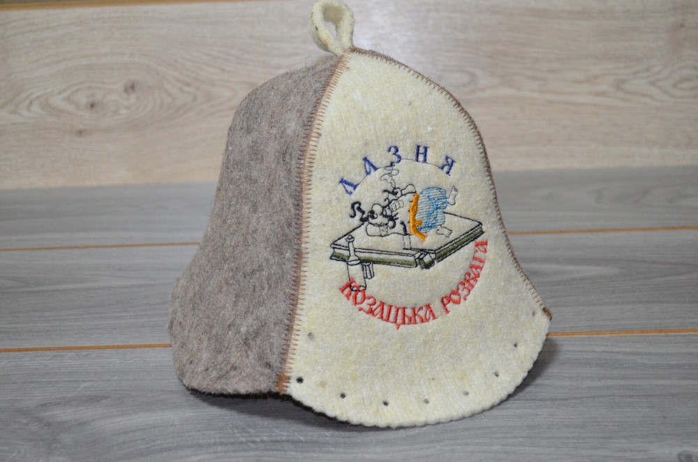 Sauna hat felt cap sauna hat sauna has Banya cap, Felt bath accessories сауна