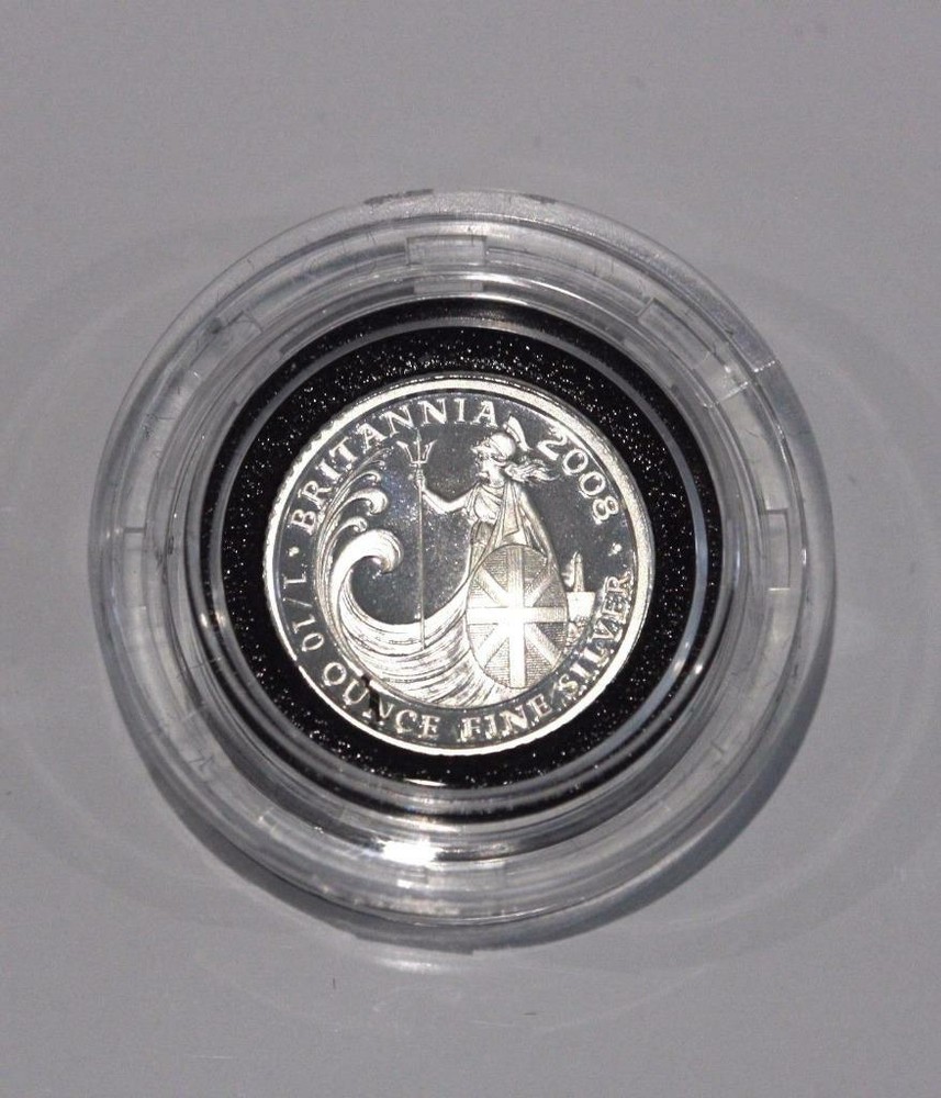 2008 Britannia Fine Silver Proof Four Coin Collection Boxed & Certificate
