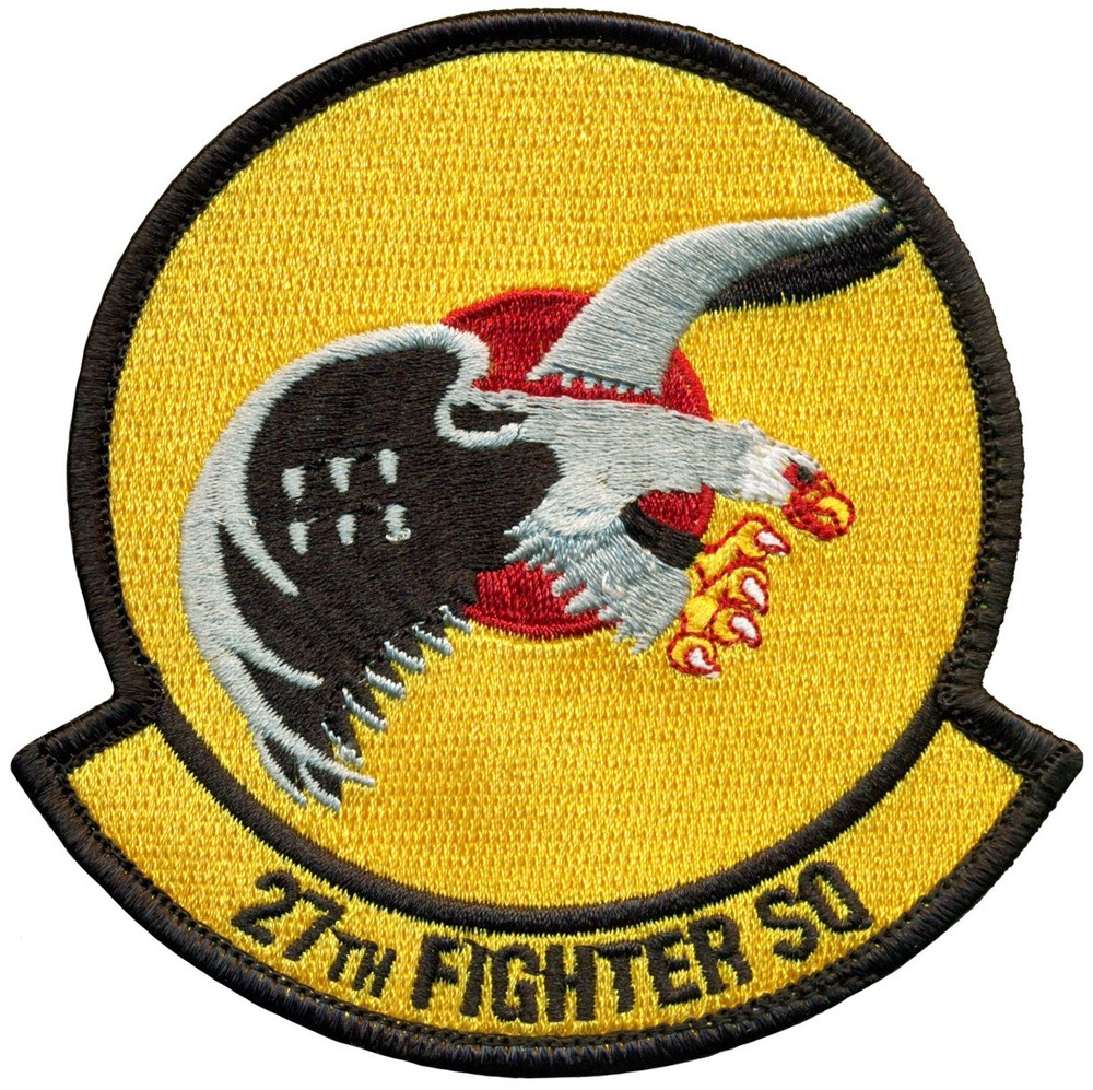 USAF 27th FIGHTER SQUADRON PATCH