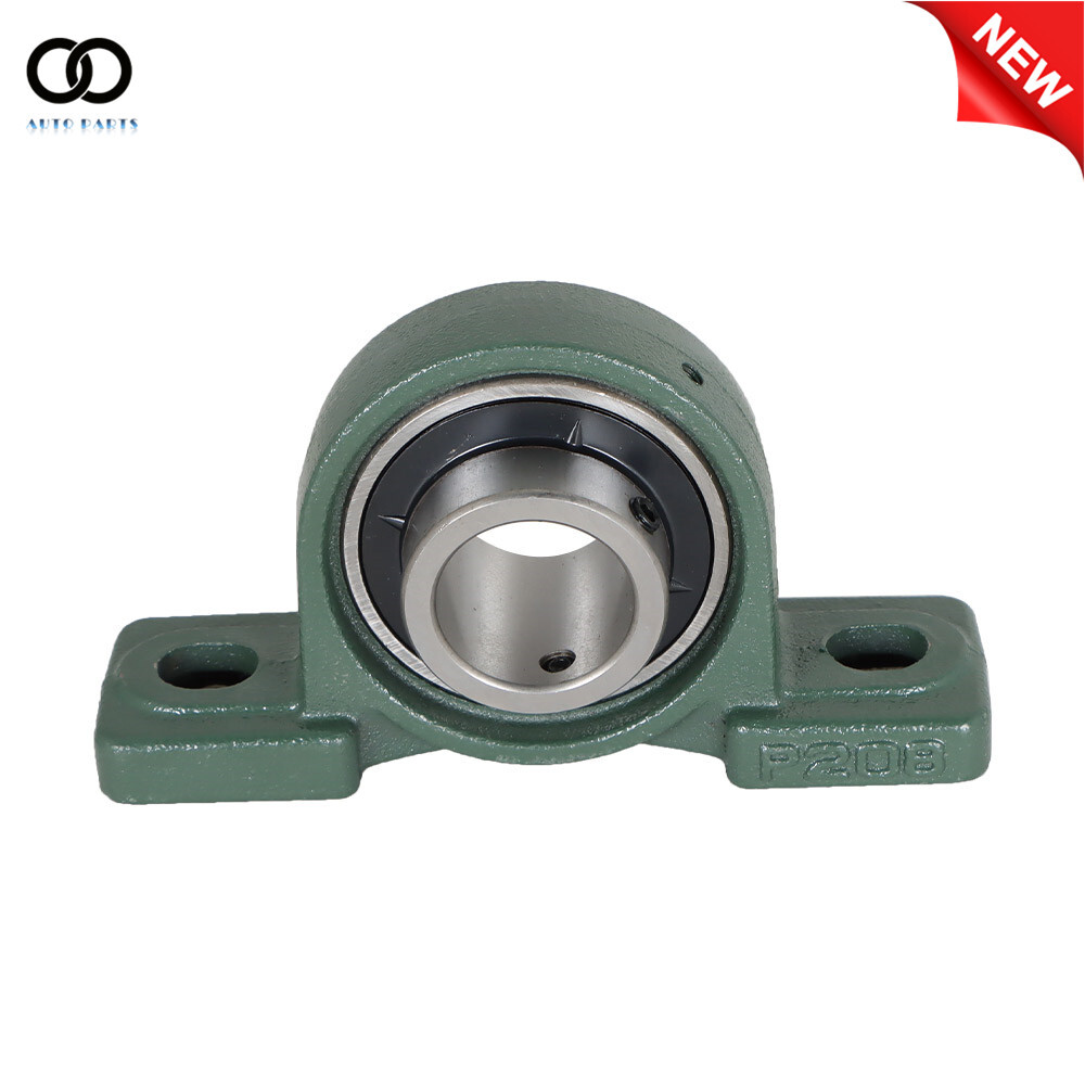 2Pack UCP208-24 Solid Base Pillow Block Bearing 1-1/2 Bore Self Aligning 2 Bolt