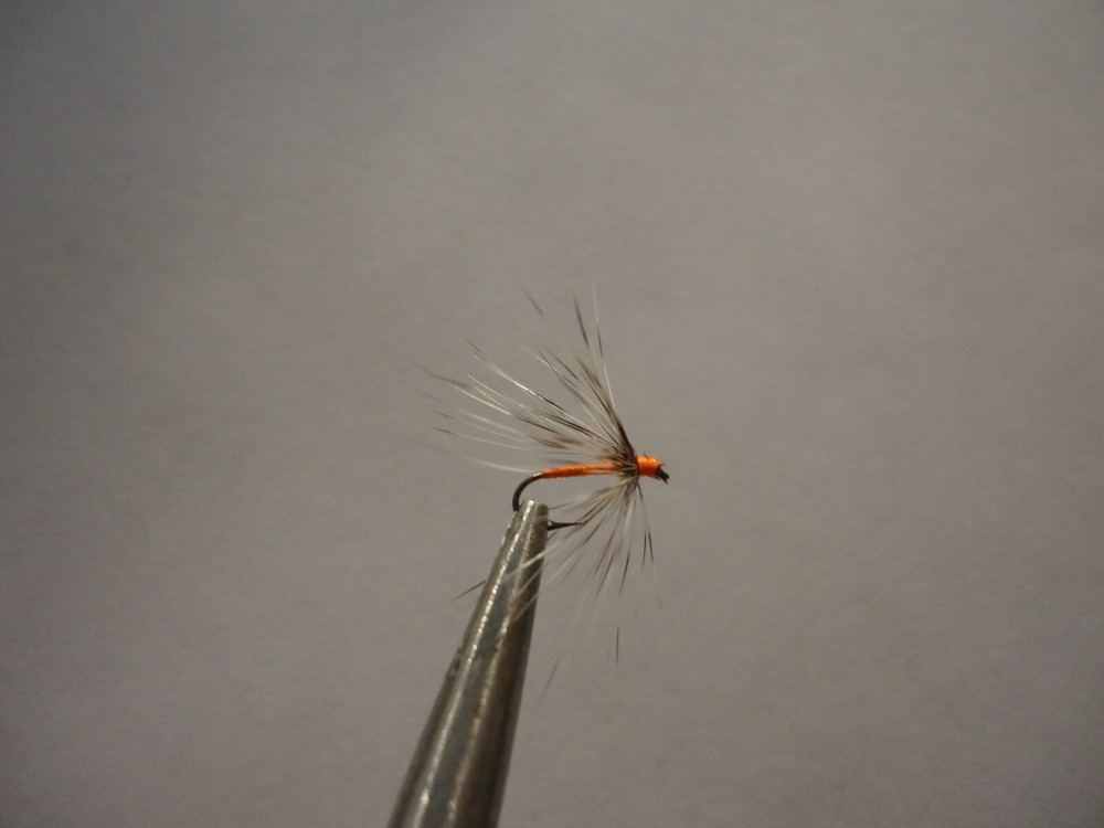 Soft Hackle Fluorescent Orange Size16
